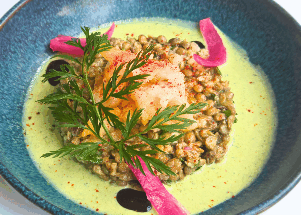 Salade lentilles et haddock